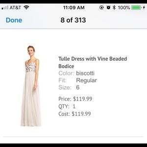 Adrianna Papell size Tulle Dress